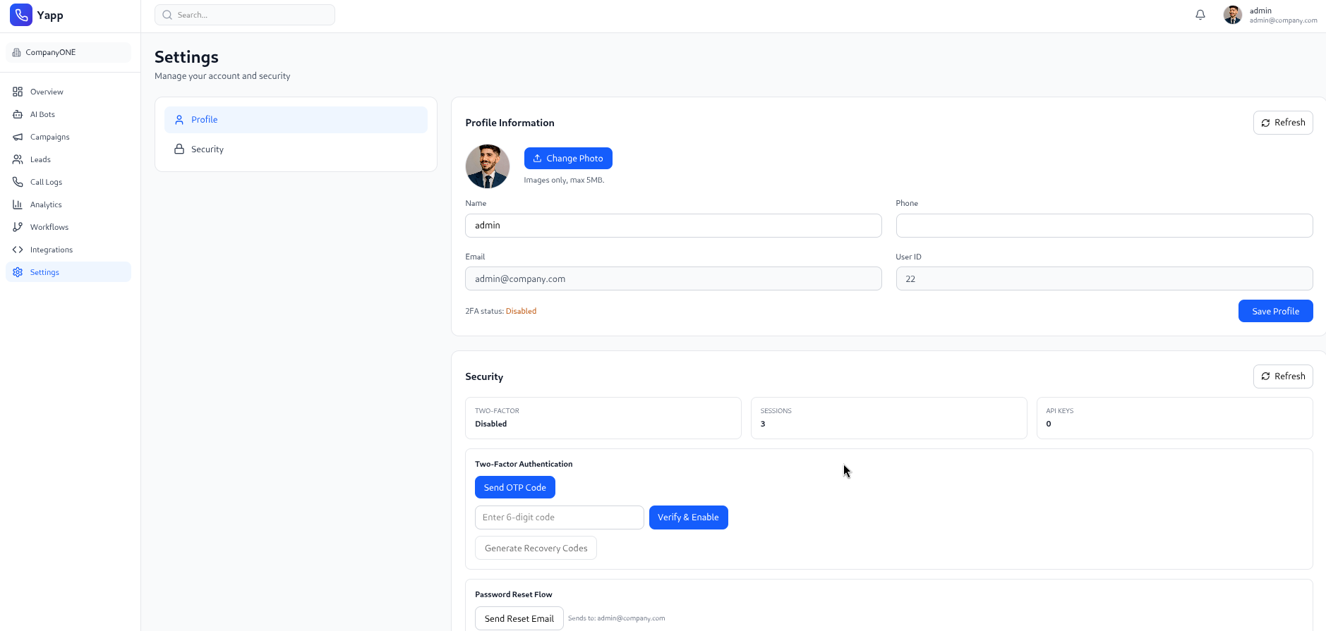 Conversational AI voice agent